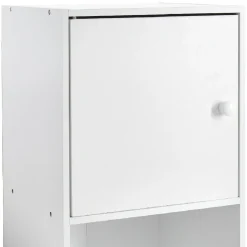 Porte Box Cube bois blanc < Gifi Discount