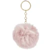 Porte-clé avec pompon doux et métal Ø8cm (3 modèles) < Gifi Online
