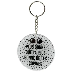 Porte clé miroir avec inscription message < Gifi Online