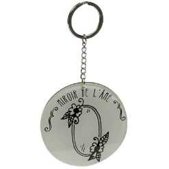 Porte clé miroir avec inscription message < Gifi Online