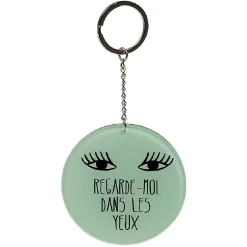 Porte clé miroir avec inscription message < Gifi Online