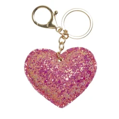 Porte clé pailleté étoile ou coeur < Gifi Outlet