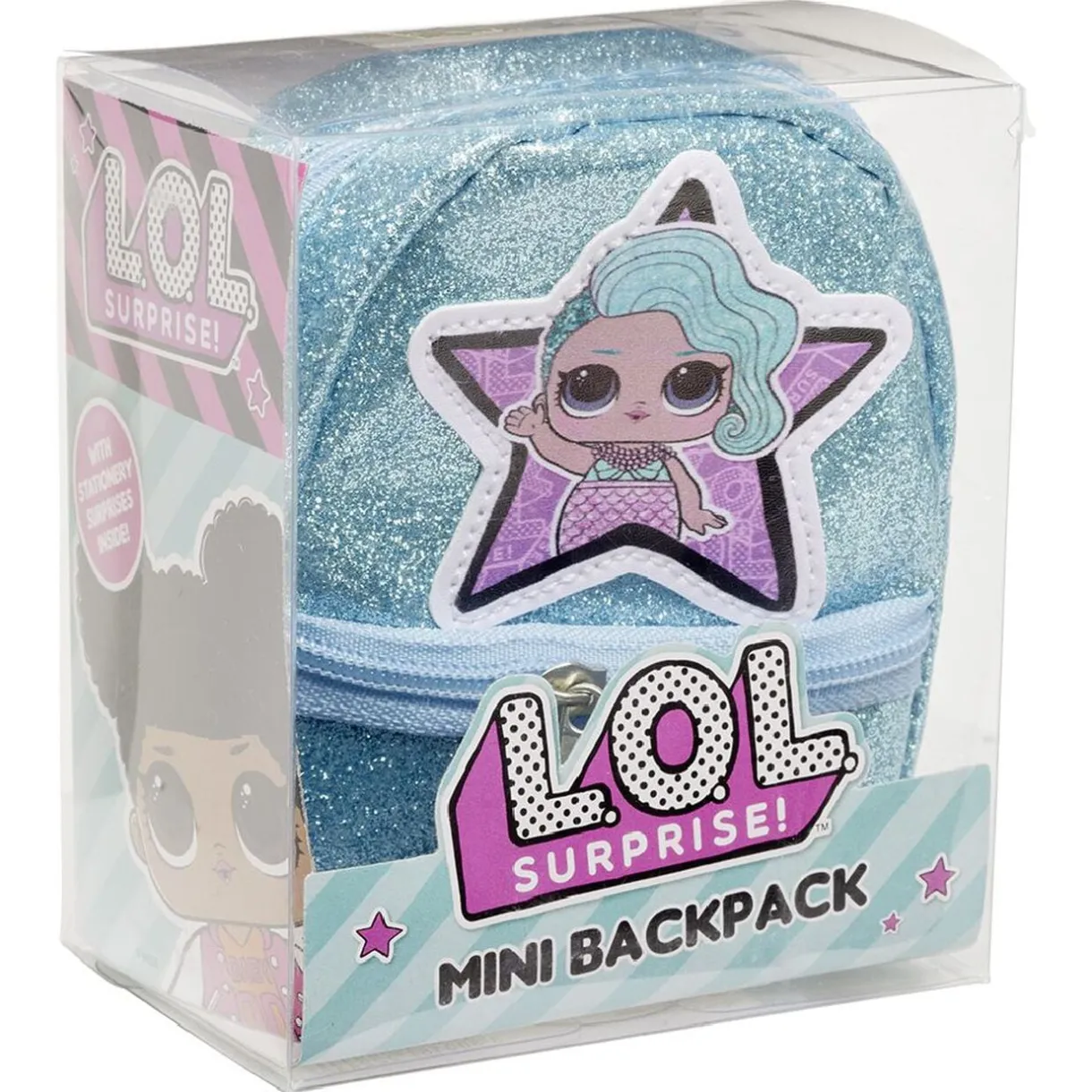 Porte clé sac à dos LOL avec accessoires papeterie L6xH10cm < Gifi Clearance