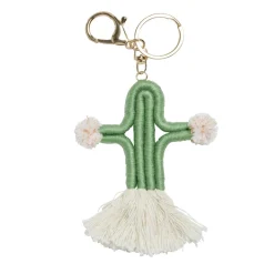 Porte clé tissé cactus ou arc-en-ciel < Gifi New