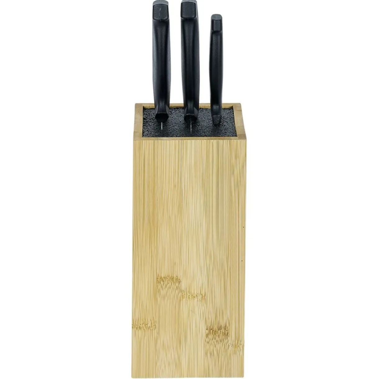 Porte couteaux en bambou 10,5x10,5xH22cm < Gifi Sale