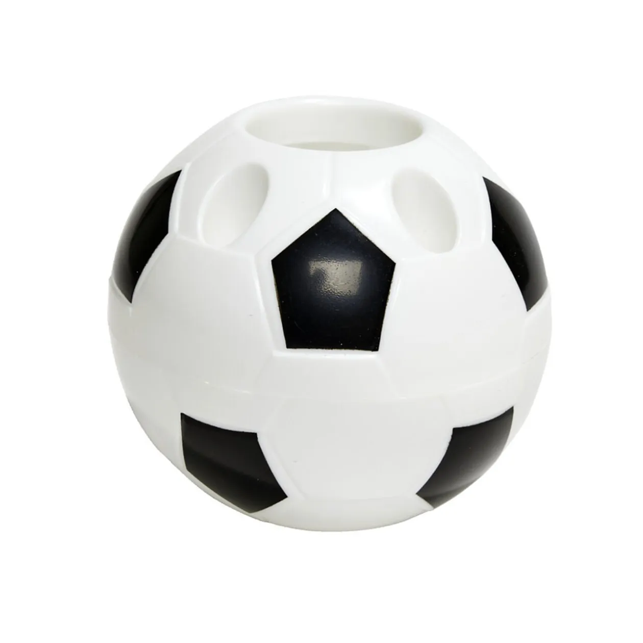 Porte crayon football forme ballon Ø10,5xH9,5cm