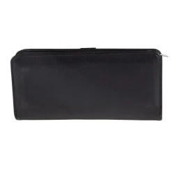 Porte feuille rectangulaire femme pu simili noir < Gifi New