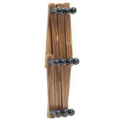 Porte manteau mural accordéon extensible en bois L32cm < Gifi Online