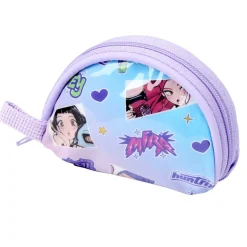 Porte-monnaie K-Pop Demon Hunter plastique rose et bleu 6,5x9cm < Gifi Clearance