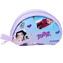 Porte-monnaie K-Pop Demon Hunter plastique rose et bleu 6,5x9cm < Gifi Clearance
