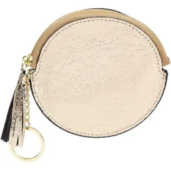 Porte monnaie rond simili avec fermeture pompon < Gifi Best