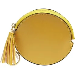 Porte monnaie rond simili avec fermeture pompon < Gifi Best