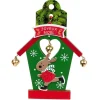 Porte nom design maison de Noël (plusieurs modèles)
