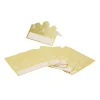 Porte nom Noël en papier doré motifs sapins et maisons 8 pièces < Gifi Outlet