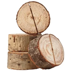 Porte-nom rondin de bois x4 < Gifi New