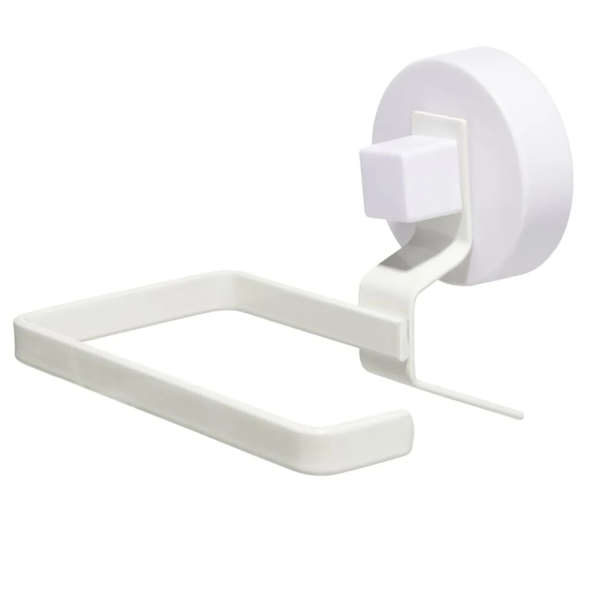 Porte papier toilette dévidoir en plastique fixation ventouse 11x8xH12,5cm < Gifi Discount