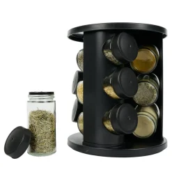 Porte épice rotatif avec 9 pots métal Ø17xH20cm < Gifi Online