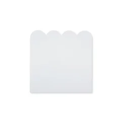 Porte pour Box Cube vague bois blanc 32x32cm