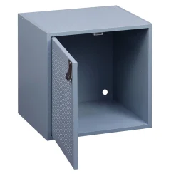Porte pour structure Box Cube métal Bleu < Gifi Outlet