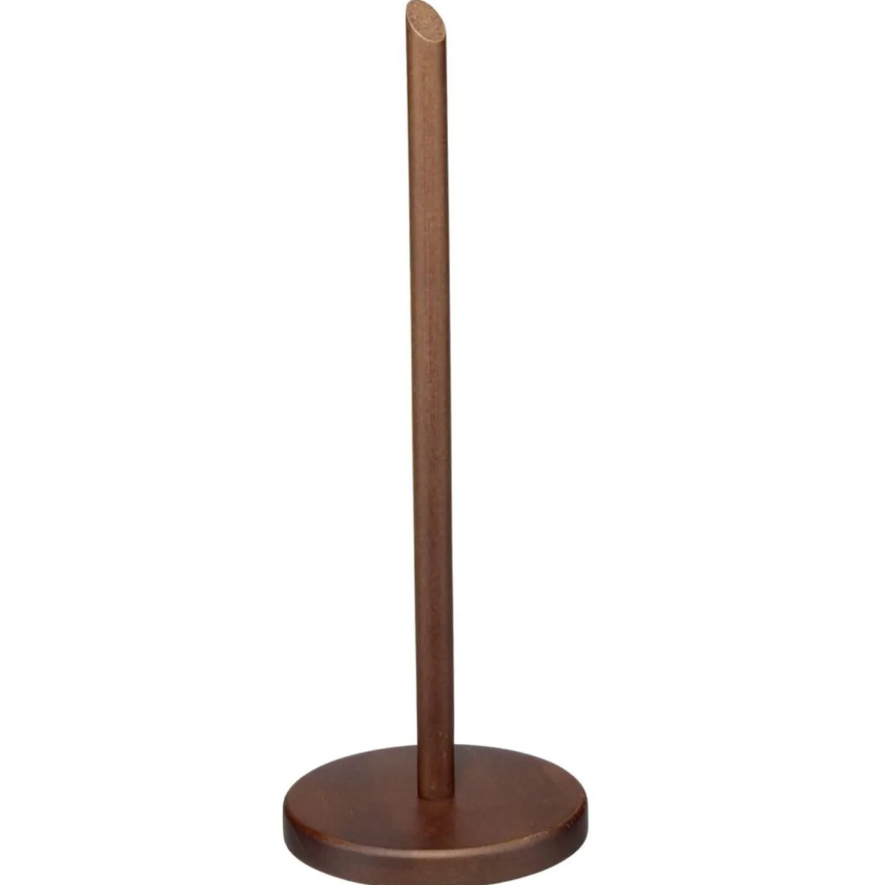 Porte-rouleau en bambou marron foncé Ø12xH32cm