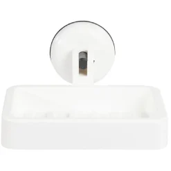 Porte savon blanc fixation ventouse