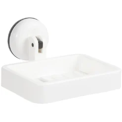 Porte savon blanc fixation ventouse