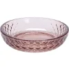 Porte-savon en verre ciselé Ø11cm (2modèles vert ou rose) < Gifi Hot