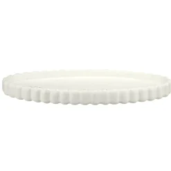 Porte-savon façon cannelé grès blanc 13x9,5xH2,5cm < Gifi Clearance