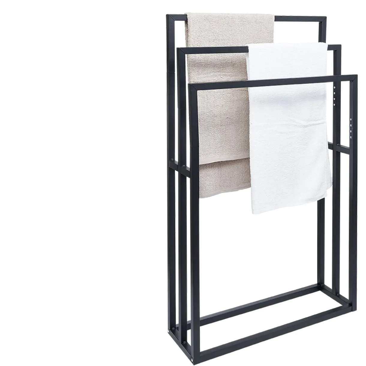 Porte serviette 3 niveaux métal noir < Gifi Clearance