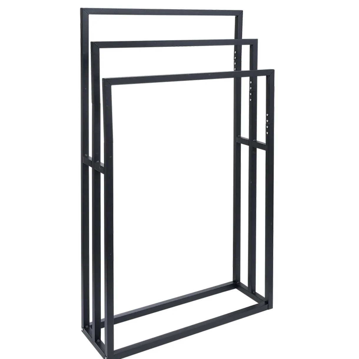 Porte serviette 3 niveaux métal noir < Gifi Clearance