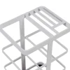 Porte ustensiles de cuisine en métal blanc