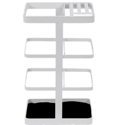 Porte ustensiles de cuisine en métal blanc
