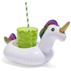 Porte verre gonflable licorne Ø20xH20cm < Gifi New