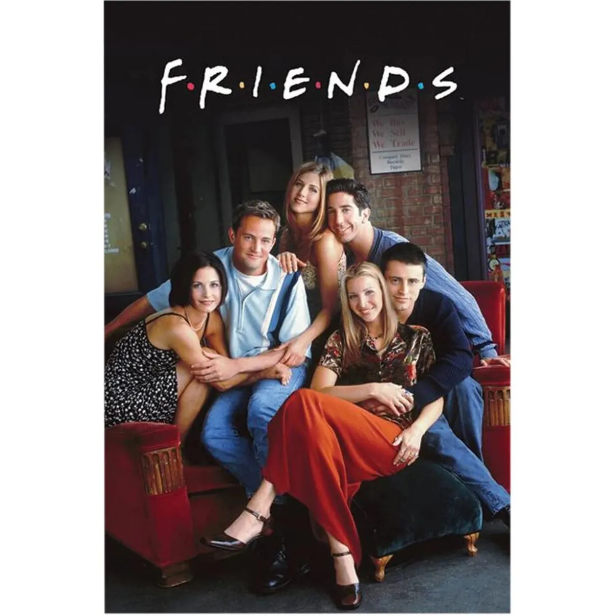 Poster acteurs Friends à Central Perk 91,5x61cm