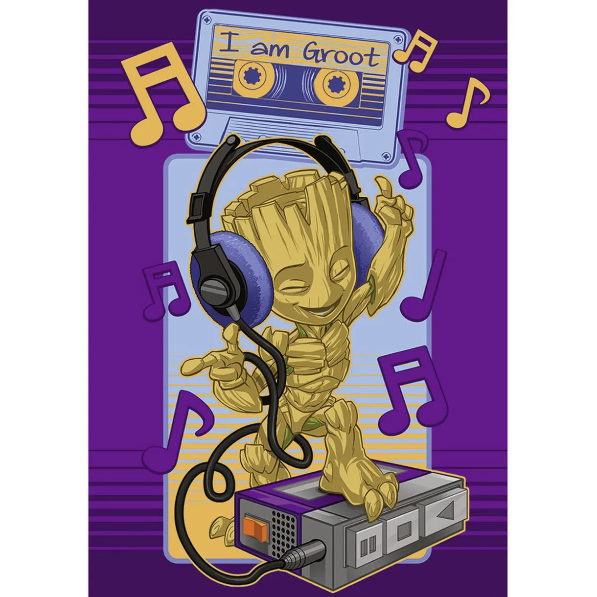Poster Gardien de la Galaxie - I am Groot < Gifi Online