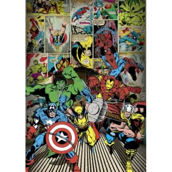 Poster Marvel - Here Come Heroes