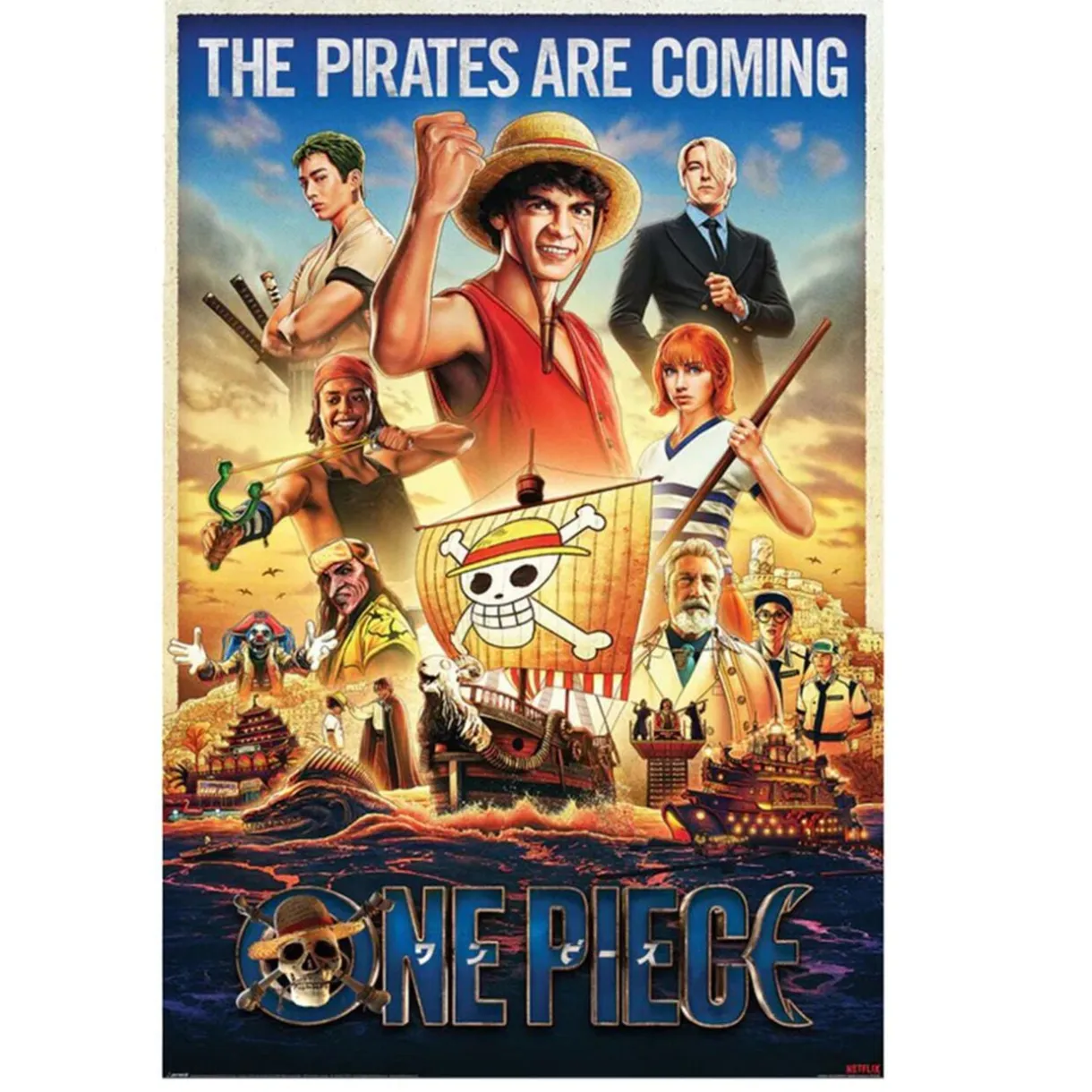 Poster One Piece Live Action 91,5x61cm < Gifi New