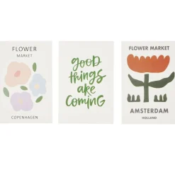 Poster papier x3 thème floral 10x15cm (3 modèles) < Gifi Outlet