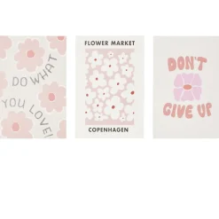 Poster papier x3 thème floral 10x15cm (3 modèles) < Gifi Outlet