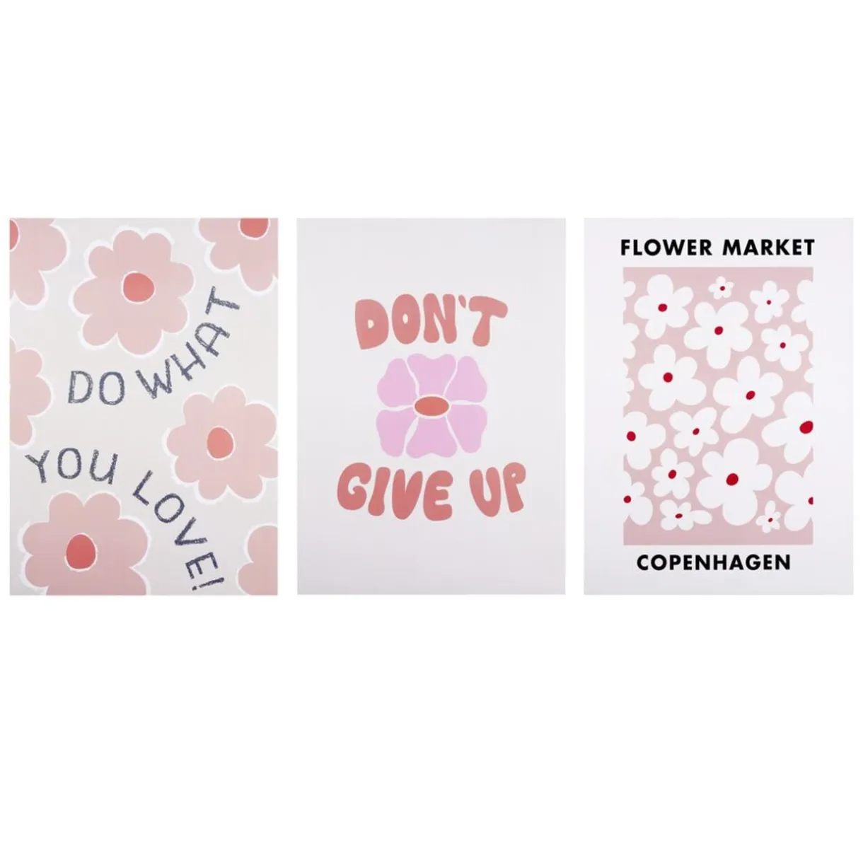 Poster papier x3 thème floral 50x70cm (3 modèles) < Gifi Best