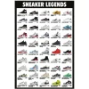 Poster Sneakers Legends 91,5x61cm < Gifi Hot