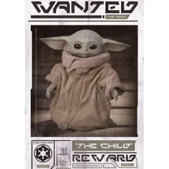 Poster Star Wars The Mandalorian - Wanted The Child < Gifi