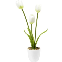 Pot de 3 tulipes artificielles Ø12xH30cm