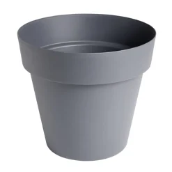 Pot rond Paris plastique gris Ø60xH52,5cm < Gifi Outlet