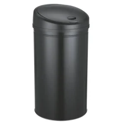 Poubelle automatique 40L cylindrique noire Ø32xH63cm < Gifi Outlet