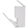 Poubelle brosse WC blanche
