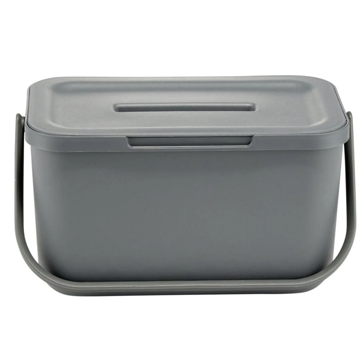 Poubelle compost de porte 4L plastique gris 25,5x16,5xH14cm < Gifi Clearance
