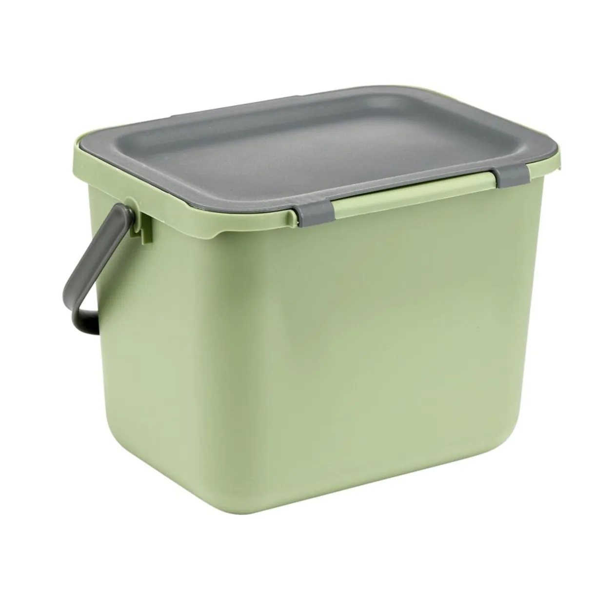 Poubelle compost à poser 6L plastique vert 25,5x19xH18,5cm < Gifi Clearance