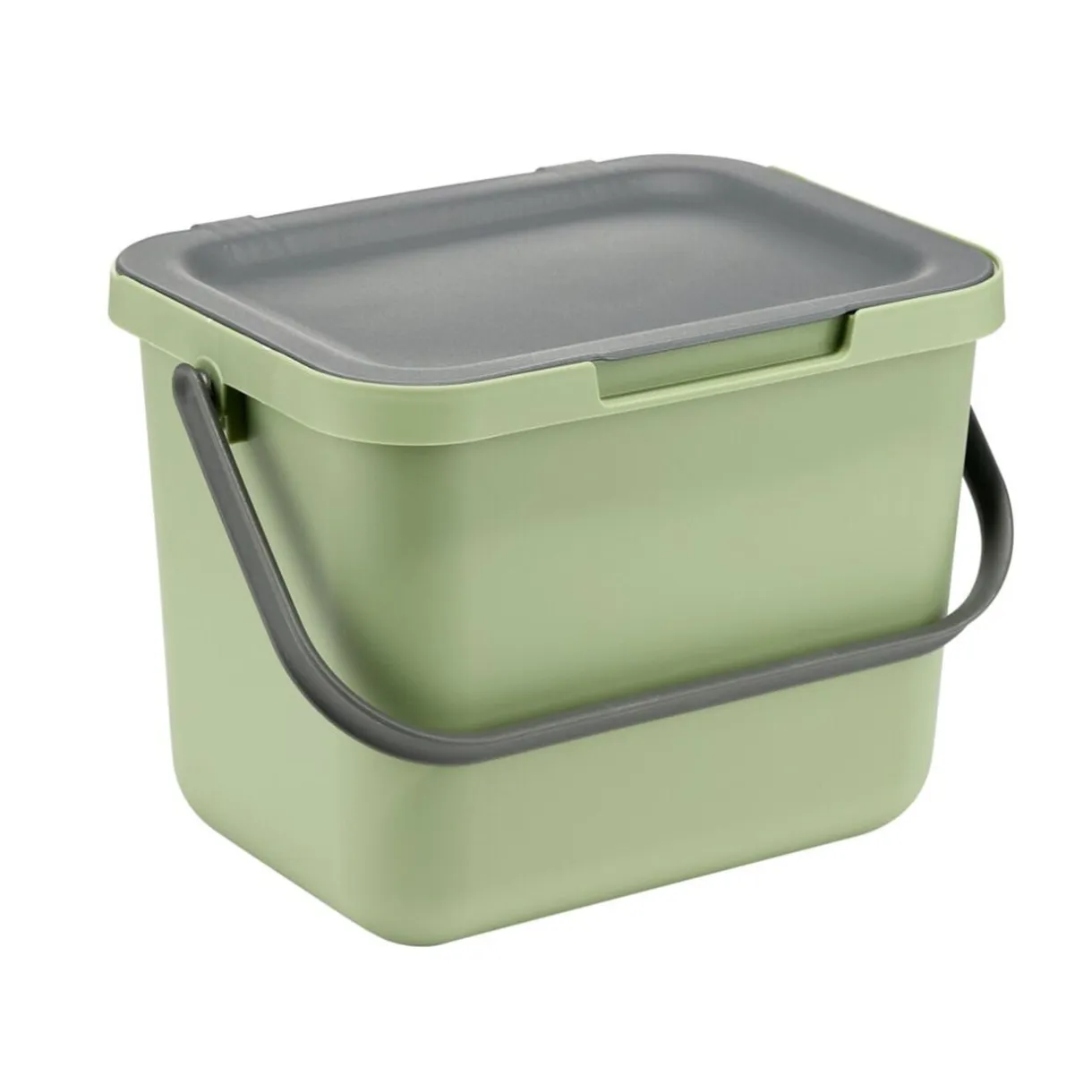 Poubelle compost à poser 6L plastique vert 25,5x19xH18,5cm < Gifi Clearance