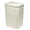 Poubelle de cuisine 26L métal 31x25xH43cm (2 modèles)